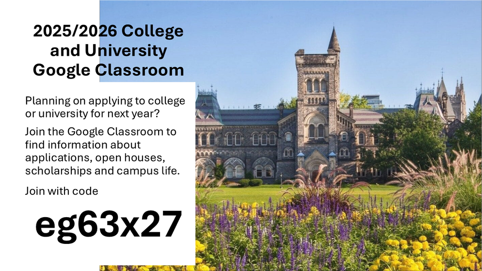 2022/2023 College and University Google Classroom