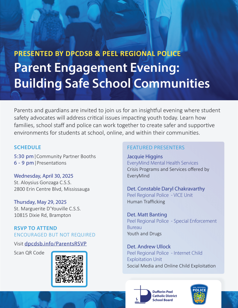 Parent Engagement Evening Poster