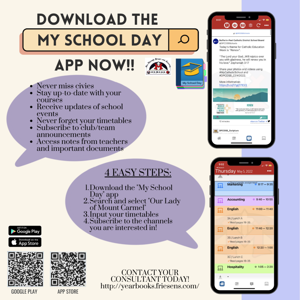 My School Day App poster