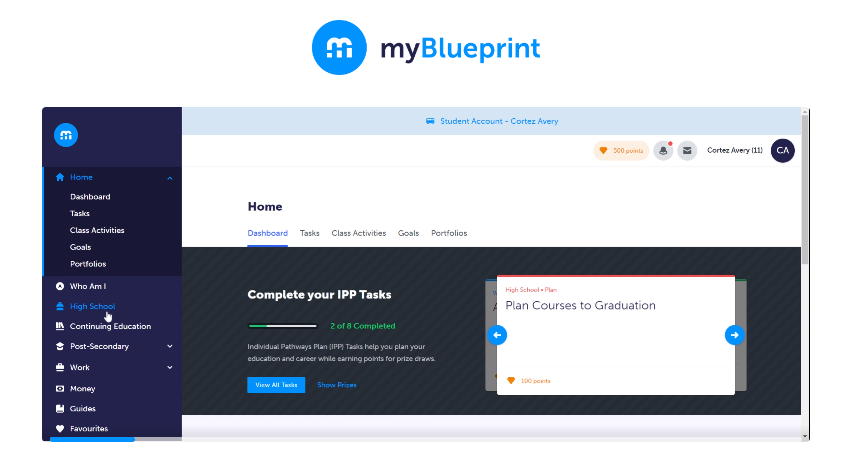 MyBlueprint image link