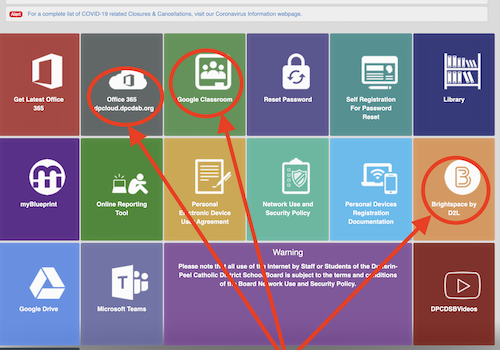 Virtual Learning Resources graphic